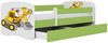Raumhirsch Furniture Kinderbett 70x140, 80x160, 80x180 cm - Komplettset mit Matratze & Schublade (Bett für Mädchen, Einzelbett für Kinder von 2-12 Jahren, Rausfallschutz und Lattenrost), verschiedene Farben & Designs Bild 3