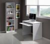 Dmora Artico Bücherregal, Hohes Bücherregal mit 5 Regalen, Büro- oder Schlafzimmerregal, Modernes Regal mit Fächern, 52x25h80 cm, Weiß Bild 4
