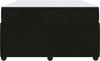 vidaXL Bettrahmen mit Matratze Schwarz 120 x 190 cm Stoff 3398375 Bild 5