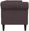 vidaXL Chesterfield-Sofa 3-Sitzer Dunkelbraun Stoff 372559 Bild 5