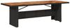 vidaXL 11-tlg. Garten-Bistro-Set mit Kissen Schwarz Poly Rattan 3277256 Bild 4