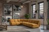 KAWOLA Modulsofa LAYLA Ecksofa 4 Module Velvet gelb 74 x 213 x 305 cm Bild 2