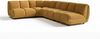 KAWOLA Modulsofa LAYLA Ecksofa 4 Module Velvet gelb 74 x 213 x 305 cm Bild 3
