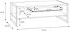 Couchtisch >HIGH ROCK< in Riviera Eiche Dekor mit Schublade - 111x40x60cm (BxHxT) Bild 5