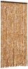 vidaXL Fliegenvorhang Ocker und Weiß 90x200 cm Chenille 377400 Bild 2