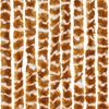 vidaXL Fliegenvorhang Ocker und Weiß 90x200 cm Chenille 377400 Bild 5