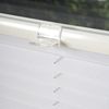 ondeco Plissee ohne Bohren mit Klemmträger weiß, Sonnenschutz für Fenster innen, Lichtschutz und Blickdicht, Plissee klemmfix Faltrollo Sichtschutz für Tür - Weiß - 80x130 cm Bild 3