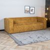 Bronx71 Chenille Sofa Memphis 3-Sitzer ockergelb/cognac Bild 3