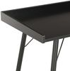 Schreibtisch, Spanplatte Schwarz, 90 × 50 × 79 cm Bild 4