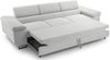 Selsey 'Capurso' Schlafsofa mit verstellbaren Kopfstützen und Stauraum, Cord, Hellbeige Bild 3