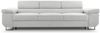 Selsey 'Capurso' Schlafsofa mit verstellbaren Kopfstützen und Stauraum, Cord, Hellbeige Bild 5