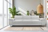 Selsey 'Capurso' Schlafsofa mit verstellbaren Kopfstützen und Stauraum, Cord, Hellbeige Bild 2