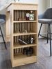 Bartisch >Mojito< in Artisan Eiche Dekor, schwarz - 115x103x50cm (BxHxT) Bild 4