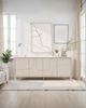 OTTO home Sideboard Stone, 205 cm breit, 4 Türen, Anrichte, Kommode, Stauraumschrank, 3D-Design, Push-to-open, Innenraum großzügig, Füße 14/2 cm wählbar Bild 2