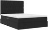 vidaXL Aufbewahrungsbett mit Matratze Schwarz 140 x 200 cm Samt 3372095 Bild 5