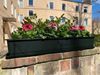 Blumenkasten Balkonkasten Pflanzkasten Anthrazit mit Bewässerungssystem und Untersetzer 80 oder 100cm Bild 5