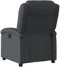 vidaXL Massagesessel Elektrisch Schwarz Echtleder 3204258 Bild 5