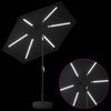 vidaXL Garten Sonnenschirm mit LED-Lichtern 230x230 cm Polyester 42036254 Bild 3