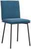 vidaXL Esszimmerstühle 2 Stk. Blau Samt 4101254 Bild 3