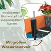 Blumenkasten Balkon 80 cm Balkonkasten mit Halterung Blumenkasten mit Wasserspeicher Fensterbank Außen Balkongeländer Blumenkastenhalterung Bild 3