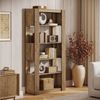 Tribesigns Bücherregal 180 cm hohes Standregal mit 5 Ebenen, offene Ablagen, Regal Bild 3