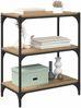 Bücherregal | Standregal Artisan-Eiche 60 x 33 x 70,5 cm Holzwerkstoff Bild 3