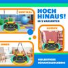 KESSER® Nestschaukel Tellerschaukel Hängeschaukel Rundschaukel Schaukel verstellbar Garten-Schaukel Kinderschaukel Indoor - Outdoor-Schaukel für Kinder & Erwachsene Mehrfarbig, 60cm Bild 5