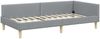 vidaXL Eckbettgestell Hellgrau 100 x 200 cm Stoff 42016125 Bild 4