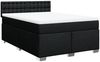 vidaXL Boxspringbett mit Matratze Schwarz 160x200 cm Stoff 3288255 Bild 3