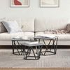vidaXL Couchtisch 3 pcs Graues Sonoma Ingenieure Holz und Stahl 868282 Bild 4