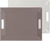 Freeform Duo Wende-Tablett 45x35 cm Weiß / Taupe Bild 2
