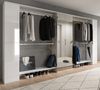 Garderobenschrank SystemX in weiß Hochglanz 341 cm Bild 4