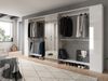 Garderobenschrank SystemX in weiß Hochglanz 341 cm Bild 5