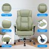 GTPLAYER Gaming-Stuhl für Große und Schwere Personen, ergonomischer Bürostuhl bis 180 kg, 3D Sitzkissen, verstellbar mit Fußstütze für Büro & Gaming Bild 3