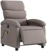 vidaXL Massagesessel Elektrisch Taupe Stoff 3203974 Bild 3
