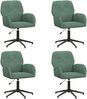 vidaXL Drehstühle 4 Stk. 54 x 55 x 90 cm Meergrün Samt (V) 3428338 Bild 2