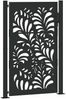 vidaXL Gartentor Schwarz 100x150 cm Stahl Wellendesign 4100971 Bild 2