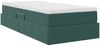 vidaXL Aufbewahrungsbett mit Matratze Dunkelgrün 90 x 190 cm Samt 3370272 Bild 5