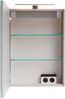 Fackelmann SBC B.PARIS Gäste-WC Spiegelschrank 50 cm, Grau, links Bild 2