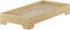 Funktionsbett Bettrahmen 100x190 Pensionsbett, Gästebett mit wählbarem Zubehör V-60.56-10-190 Rollrost und Matratze inkl. Bild 3