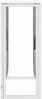 vidaXL Konsolentisch Silbern 70x30x70 cm Edelstahl und Glas 350035 Bild 4
