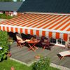 Spettmann BASIS Markise Kurbel 250 x 200 cm Weiss Dessin Orange Beige gestreift Bild 3