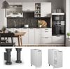 Apothekerschrank Fame-Line Weiß Landhaus 30 cm , AP Anthrazit Vicco Bild 2
