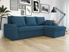 Mirjan24 'Kris' Ecksofa Cord, Blau, 80 x 147 x 238 cm Bild 2