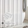 Duschvorhang 200x240cm Weiß Wasserdicht Badvorhang Anti-schimmel Textil Waschbar Bild 5