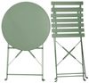 SVITA Balkonset BERLIN, (Set, 3-tlg, Bistro-Set), Tisch mit 2 Stühlen, Klappbar, Pflegeleicht, Witterungsbeständig Bild 3