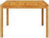 vidaXL Garten-Esstisch 110x110x75 cm Massivholz Akazie 366369 Bild 5