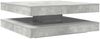 vidaXL Couchtisch 360-Grad Drehbar Betongrau 90x90x34,5 cm 3321354 Bild 2