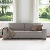 vidaXL 3-Sitzer-Sofa Taupe 220x77x82 cm Stoff 4105182 Bild 3