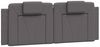 vidaXL Bett "Viana" mit Matratze Grau 120x200 cm Kunstleder 3208785 Bild 5